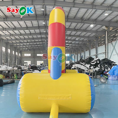 لعبة مزدوجة الجانب 13ft كرة القدم القابلة للنفخ لوحة الرماح الكرة القدم القابلة للنفخ الرماح ركلة هدف لعبة الرياضة في الهواء الطلق