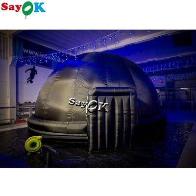 خيمة القبة السوداء ذات الإسقاط المضغوط خيمة السينما المتنقلة كوكبة للمدرسة