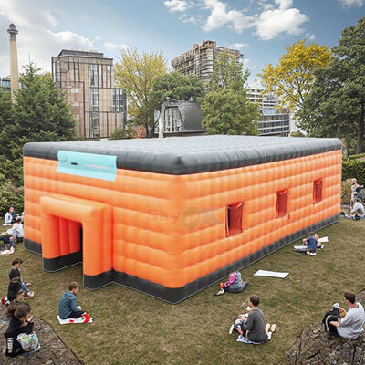 سايوك إضافية كبيرة 20m عازلة للماء PVC الحدث الخارجي الحفلة التخييم جناح المربع المربع الخيمة المضخة