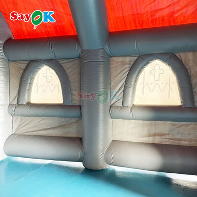 خيمة كنيسة قابلة للنفخ ومقاومة للحريق للاستخدام الخارجي في حفلات الزفاف مع خيارات قابلة للتخصيص