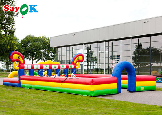 ألعاب رياضية قابلة للنفخ ، حصان ، حصان ، ديربي ، حصان ، سباق ، ألعاب رياضية قابلة للنفخ مع 6 حارات