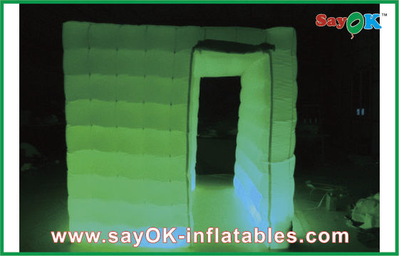 استوديو الصور المهنية 12 لونًا تجاريًا قابل للنفخ كشك الصور مخصص قابل للنفخ المنتجات