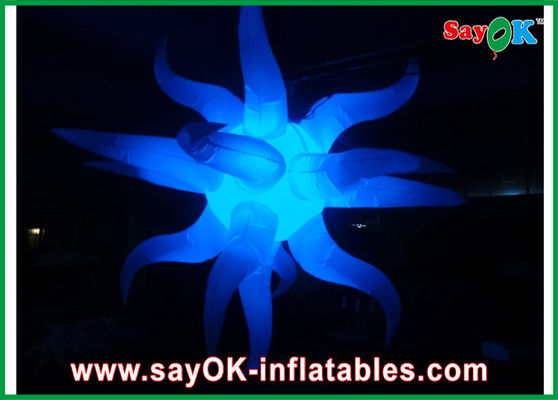 ضياء 1M - 3M نايلون أكسفورد نفخ إضاءة الديكور الوردي للحزب