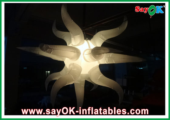 ضياء 1M - 3M نايلون أكسفورد نفخ إضاءة الديكور الوردي للحزب