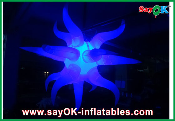 ضياء 1M - 3M نايلون أكسفورد نفخ إضاءة الديكور الوردي للحزب