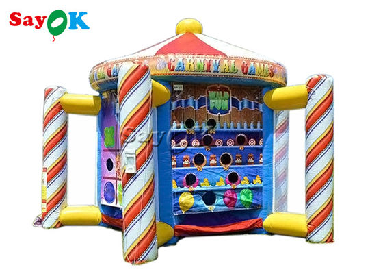 قابل للنفخ عقبة بالطبع Ultimate Sport 5 In1 Carnival قابل للنفخ في منتصف الطريق Dartboard إرم لعبة